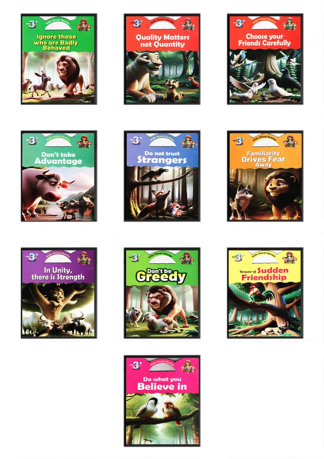 Kids Moral Stories Series All Books (পেপারব্যাক) | Kids Moral Stories Series All Books (Paperback)