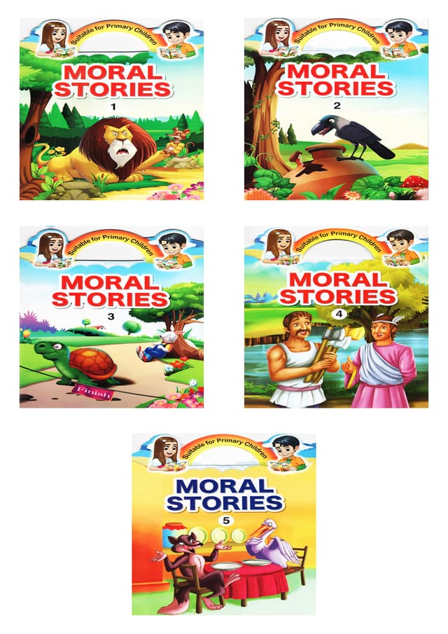 Moral Stories : Suitable For Primary Children Series (Five Books Together) (পেপারব্যাক) | Moral Stories : Suitable For Primary Children Series (Five Books Together) (Paperback)
