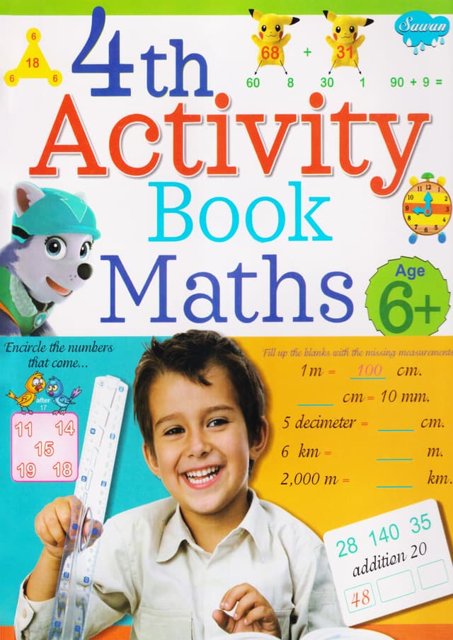 4TH ACTIVITY BOOK - MATHS (হার্ডকভার) | 4TH ACTIVITY BOOK - MATHS (Hardcover)