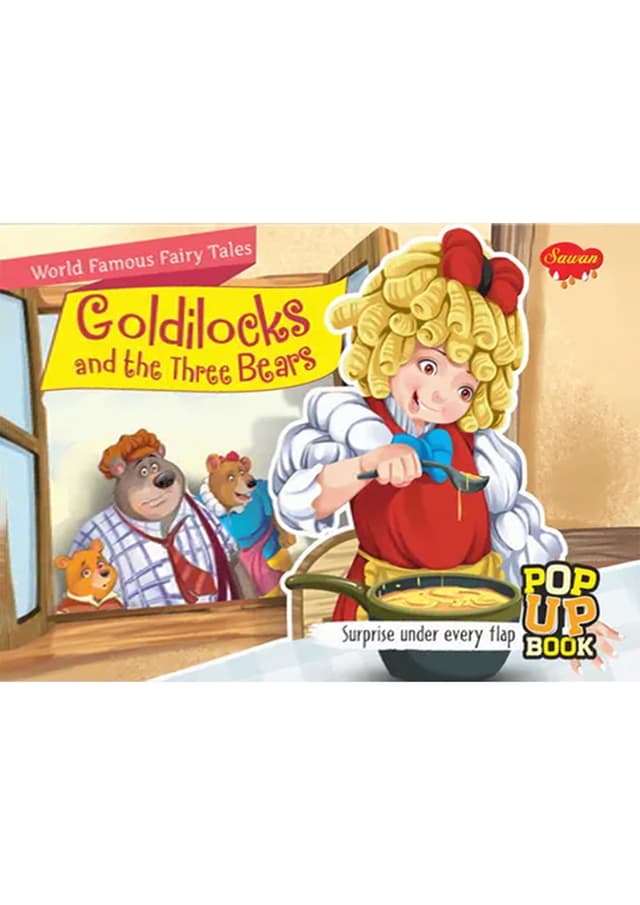 World Famous Fairy Tales: Goldilocks And The Three Bears (Pop Up Book) (পেপারব্যাক) | World Famous Fairy Tales: Goldilocks And The Three Bears (Pop Up Book) (Paperback)