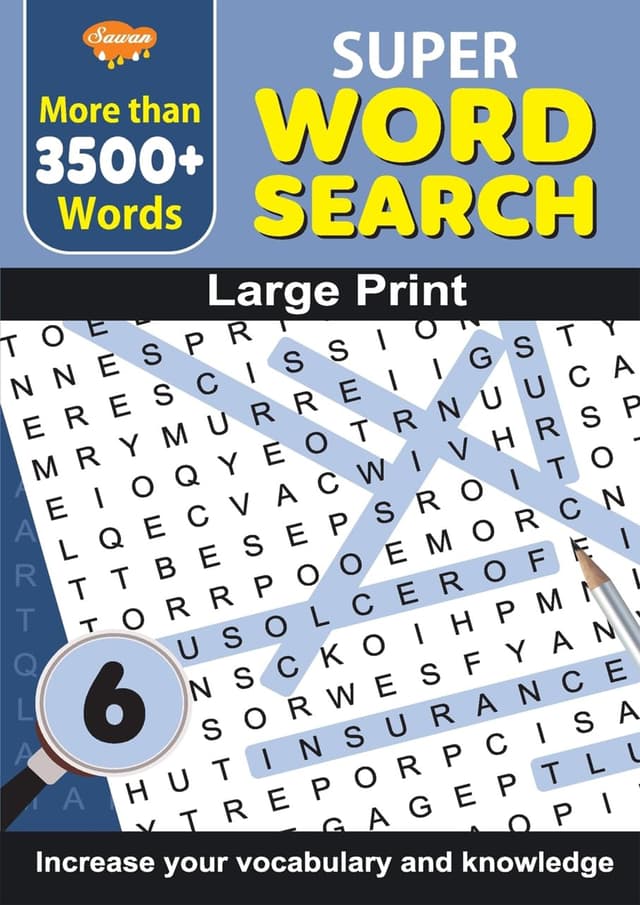 Super Word Search 6 (পেপারব্যাক) | Super Word Search 6 (Paperback)