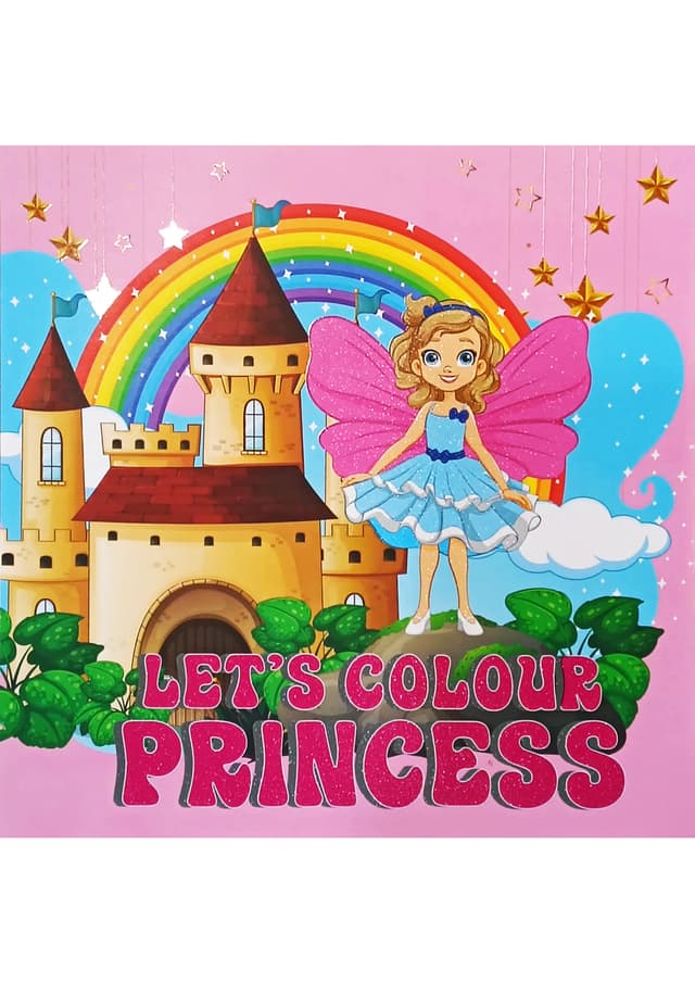 Let's Colour Princess (হার্ডকভার) | Let's Colour Princess (Hardcover)
