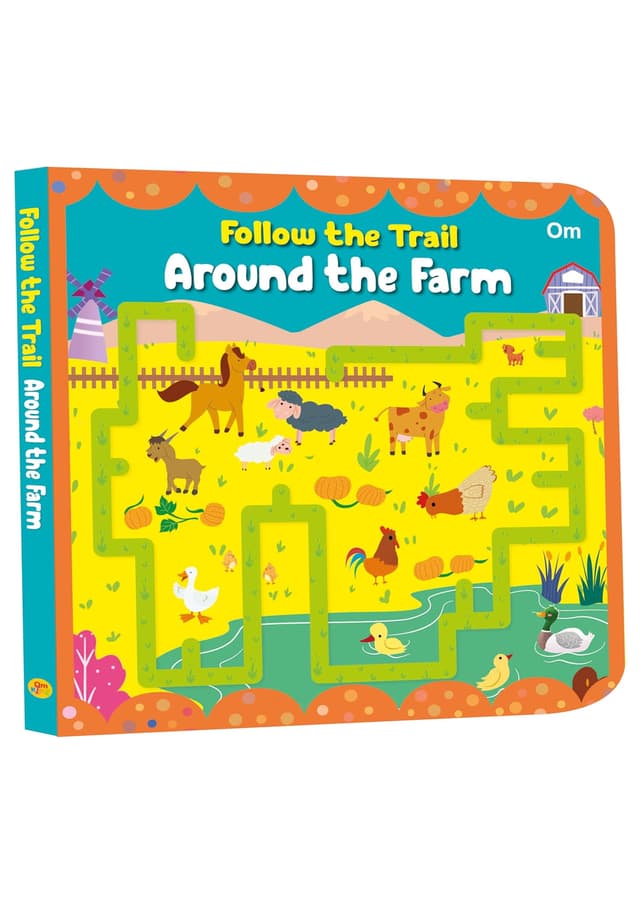 Follow The Trail : Around The Farm (হার্ডকভার) | Follow The Trail : Around The Farm (undefined)