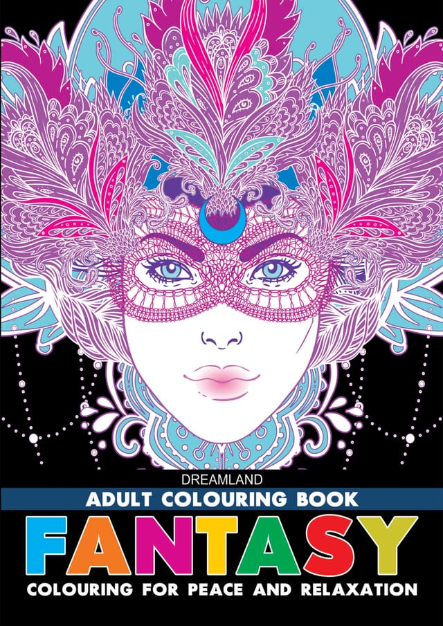 Fantasy Adult Colouring Book (পেপারব্যাক) | Fantasy Adult Colouring Book (undefined)