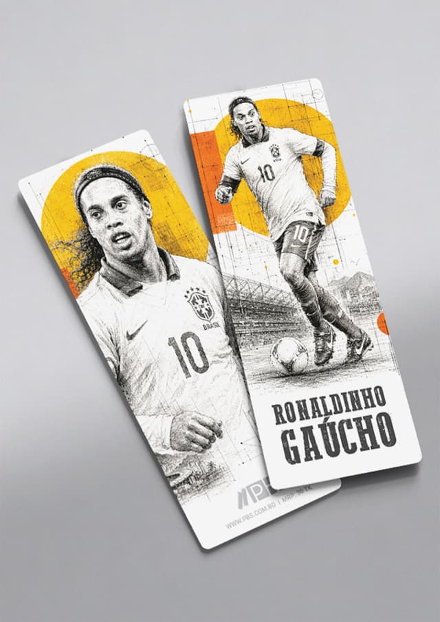 RONALDINHO (Legend) - World Cup 2026 Premium Bookmark (5 of 16) | RONALDINHO (Legend) - World Cup 2026 Premium Bookmark (5 of 16) (undefined)