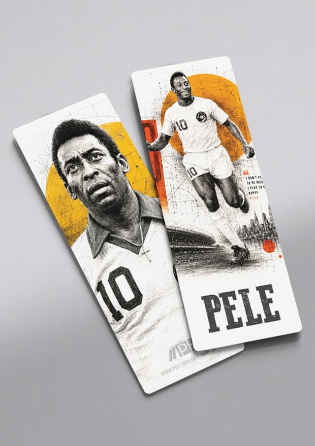 PELE (Legend) - World Cup 2026 Premium Bookmark (4 of 16) | PELE (Legend) - World Cup 2026 Premium Bookmark (4 of 16) (undefined)